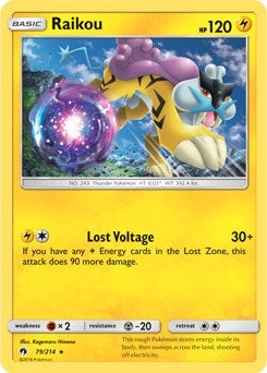 Image for Raikou - 79/214 (SM Lost Thunder) (079/214) - Pokemon