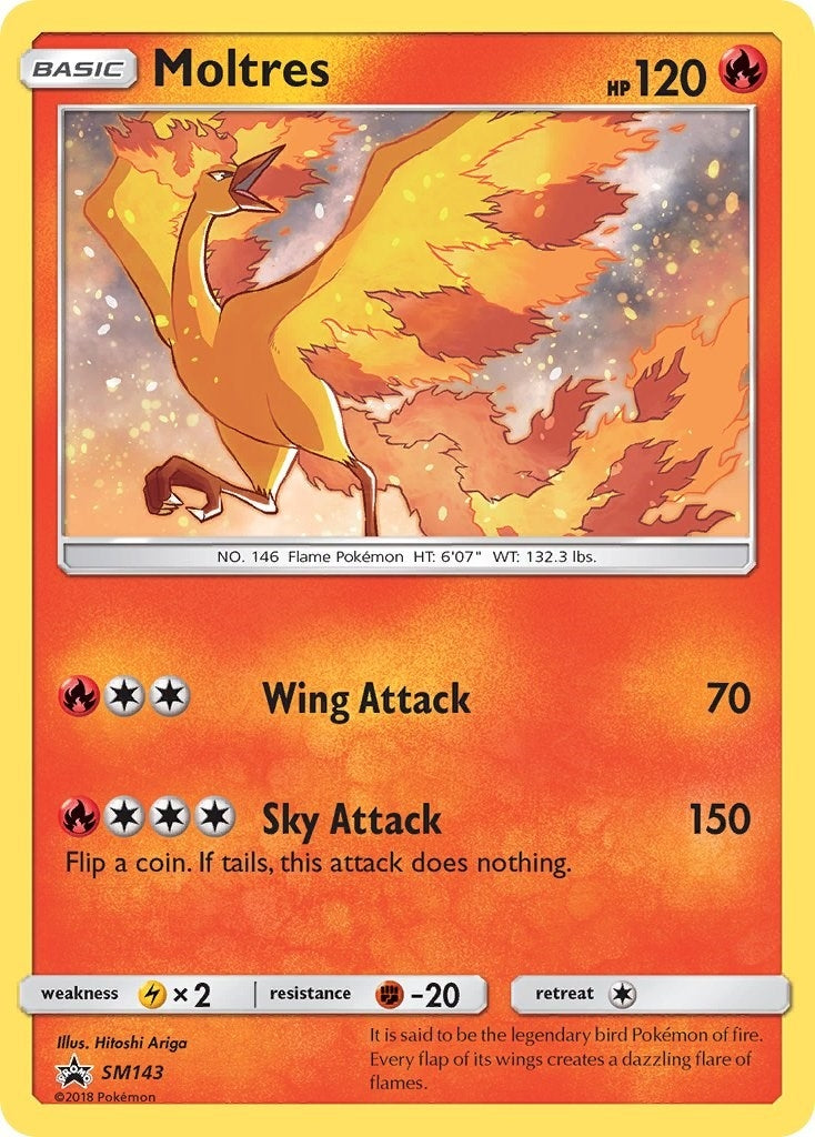 Image for Moltres - SM143 (SM143) (SM Promos) (SMP) - Pokemon
