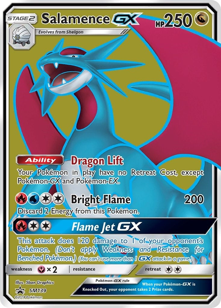 Image for Salamence GX - SM139 (SM139) (SM Promos) (SMP) - Pokemon