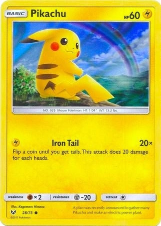 Image for Pikachu - 28/73 (Water Web Holo) (028/073) (Miscellaneous Cards & Products) (MCAP) - Pokemon