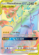 Image for Pikachu & Zekrom GX (Secret) (184/181) (SM - Team Up) (SM9) - Pokemon
