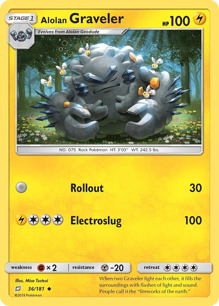 Image for Alolan Graveler (36/181) (SM - Team Up) (SM9) - Pokemon