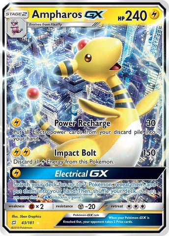 Image for Ampharos GX (43/181) (SM - Team Up) (SM9) - Pokemon