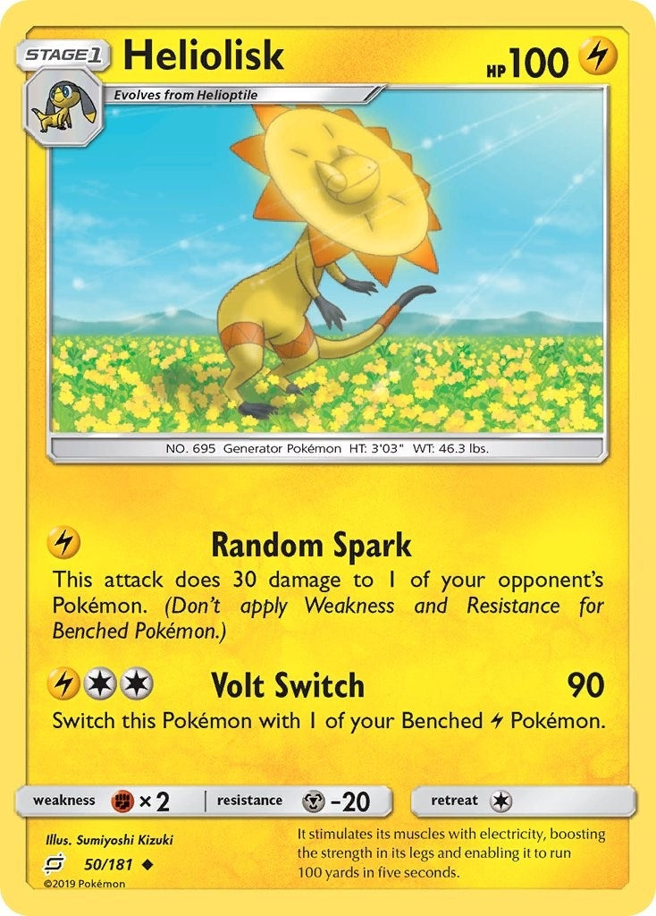 Image for Heliolisk (50/181) (SM - Team Up) (SM9) - Pokemon