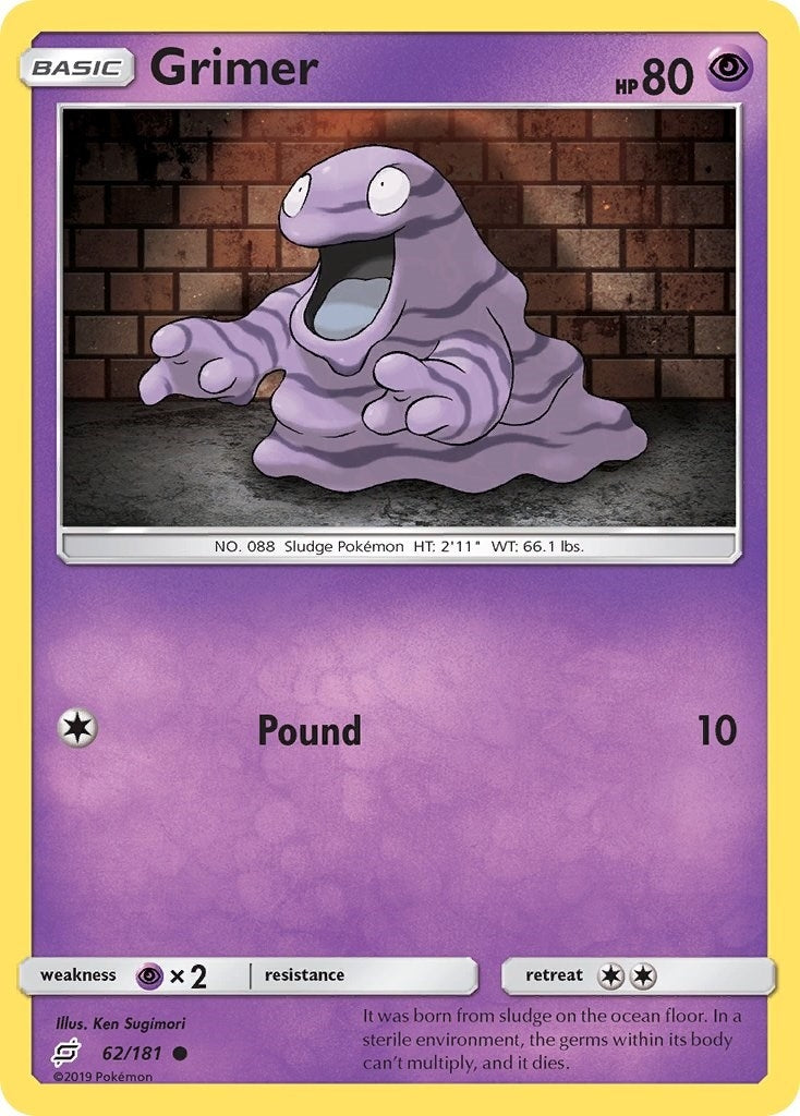 Image for Grimer (62/181) (SM - Team Up) (SM9) - Pokemon