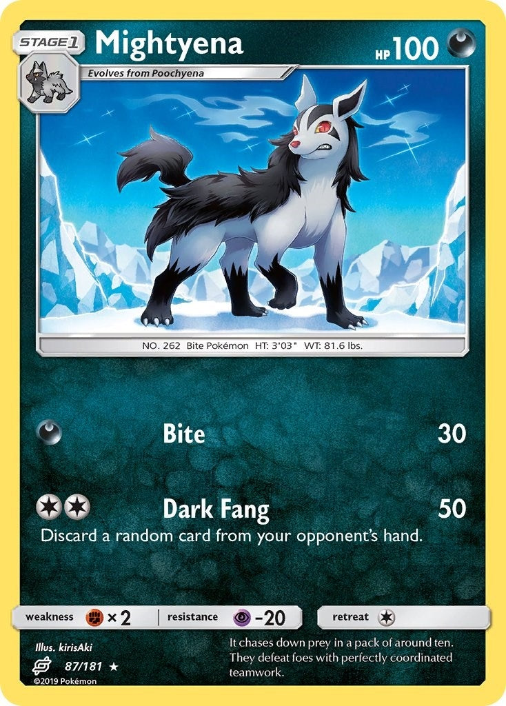Image for Mightyena (87/181) (SM - Team Up) (SM9) - Pokemon