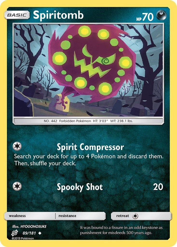 Image for Spiritomb (89/181) (SM - Team Up) (SM9) - Pokemon
