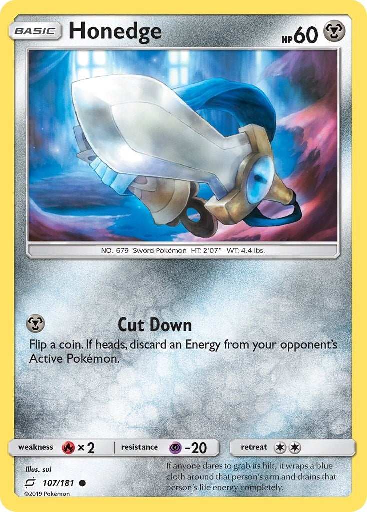 Image for Honedge (107/181) (SM - Team Up) (SM9) - Pokemon