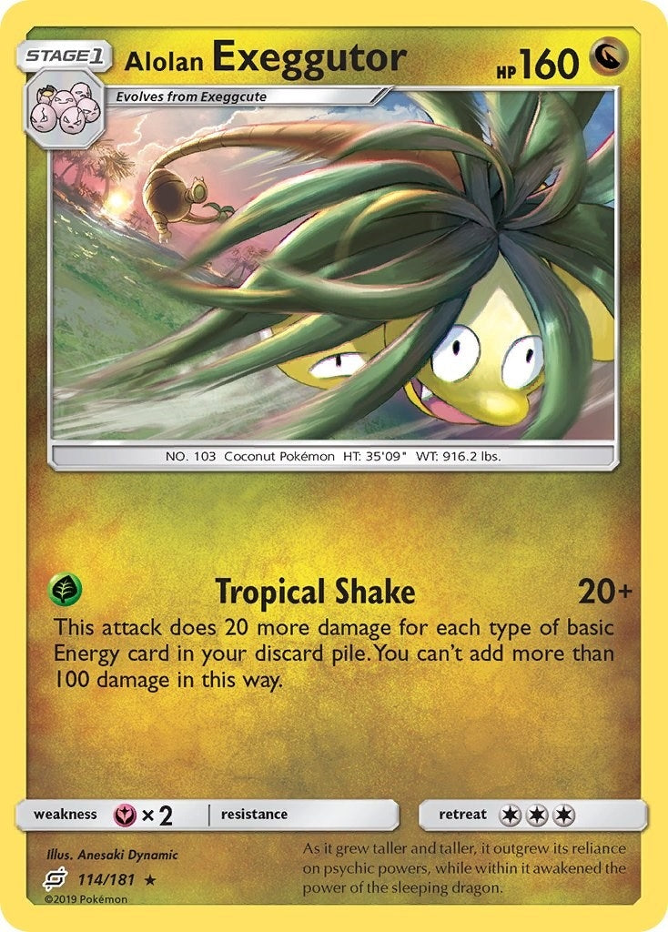 Image for Alolan Exeggutor (114) (114/181) (SM - Team Up) (SM9) - Pokemon