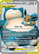 Image for Eevee & Snorlax GX (Full Art) (171/181) (SM - Team Up) (SM9) - Pokemon