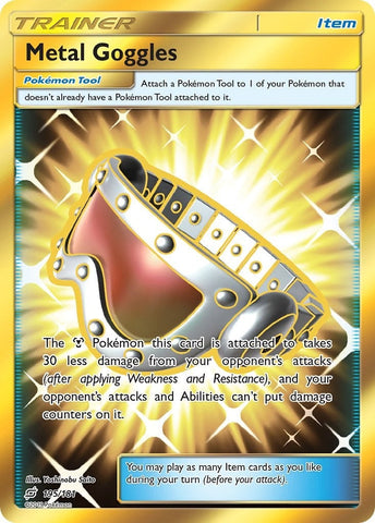Metal Goggles (Secret) (195/181) (SM - Team Up) (SM9) Pokemon