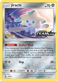 Image for Jirachi - SM161 [Staff] (SM161) (SM Promos) (SMP) - Pokemon