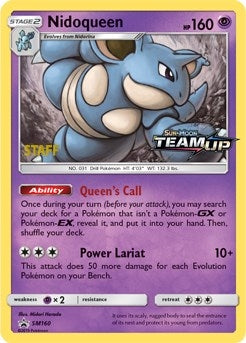 Image for Nidoqueen - SM160 (Prerelease) [Staff] (SM160) (SM Promos) (SMP) - Pokemon