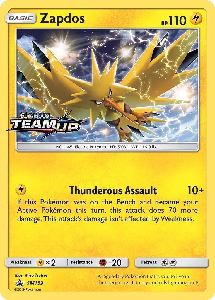 Image for Zapdos - SM159 (Prerelease) (SM159) (SM Promos) (SMP) - Pokemon
