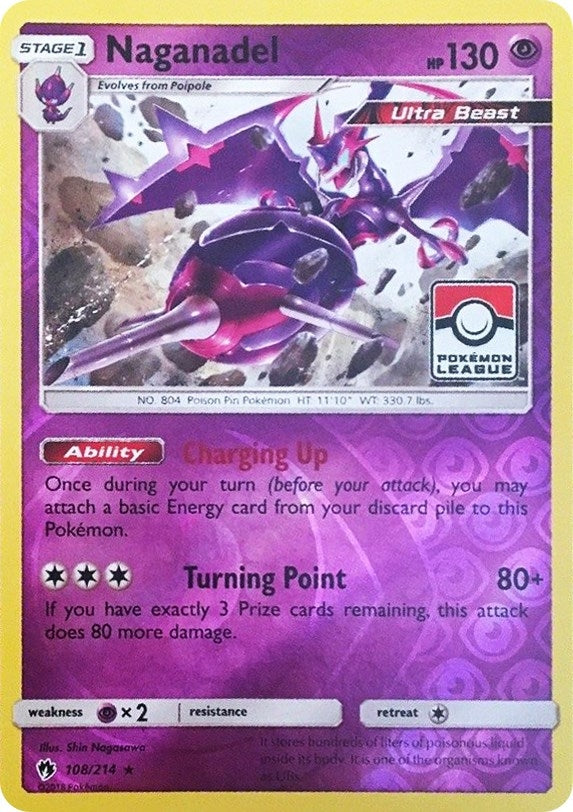 Image for Naganadel - 108/214 (Pokemon League) (108/214) (League & Championship Cards) - Pokemon