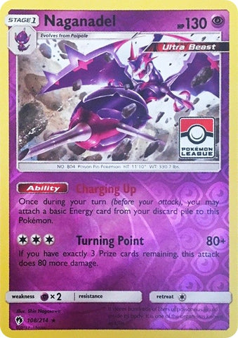 Image for Naganadel - 108/214 (Pokemon League) (108/214) (League & Championship Cards) - Pokemon