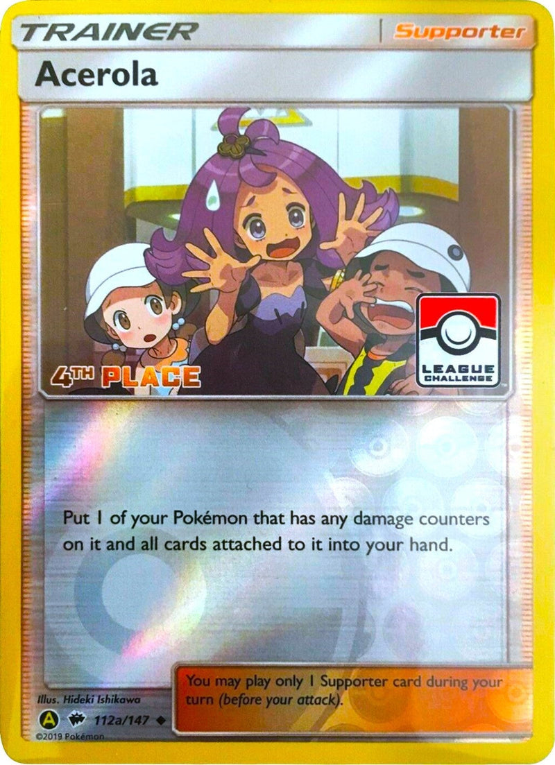 Acerola - 112a/147 (League Challenge) [4th Place] (112a/147) (League & Championship Cards) Pokemon