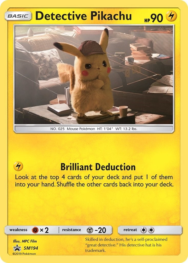 Image for Detective Pikachu - SM194 (SM194) (SM Promos) (SMP) - Pokemon