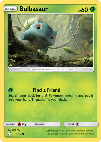 Image for Bulbasaur (Holo Common) (1/18) - Pokemon
