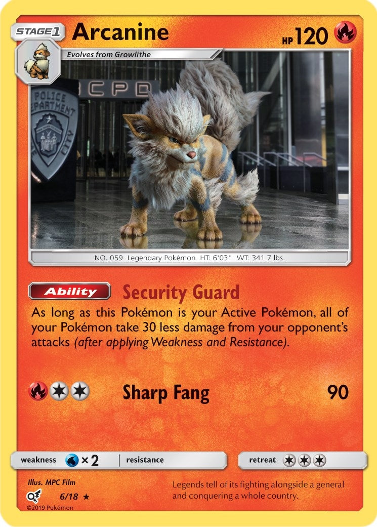 Image for Arcanine (6/18) - Pokemon