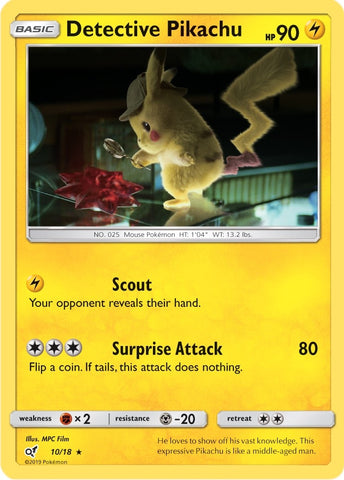 Image for Detective Pikachu (10/18) - Pokemon
