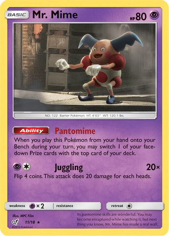 Image for Mr. Mime (11/18) - Pokemon