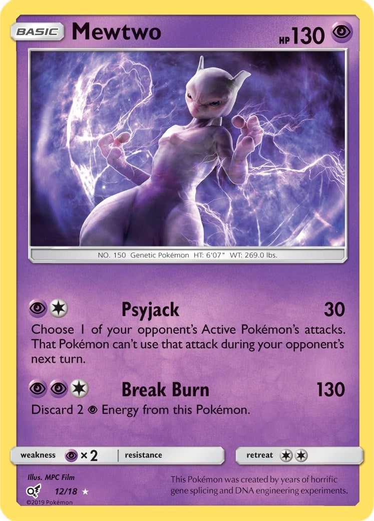 Image for Mewtwo (12/18) - Pokemon