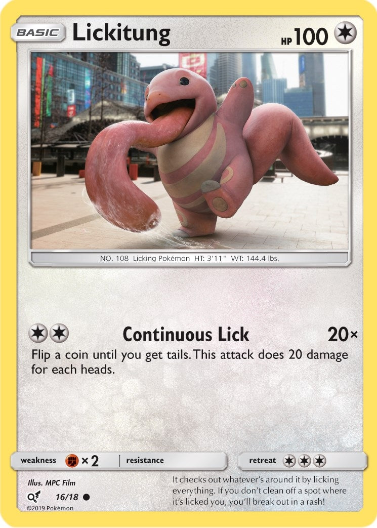 Image for Lickitung (Holo Common) (16/18) - Pokemon