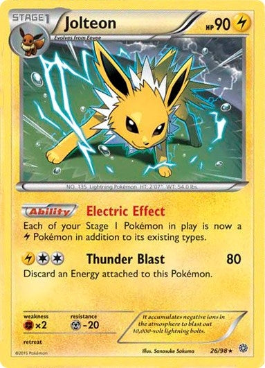 Image for Jolteon - 26/98 (Cosmos Holo) (026/098) (Miscellaneous Cards & Products) (MCAP) - Pokemon