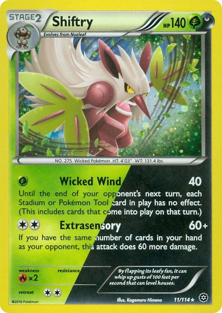 Image for Shiftry - 11/114 (Cosmos Holo) (011/114) (Miscellaneous Cards & Products) (MCAP) - Pokemon