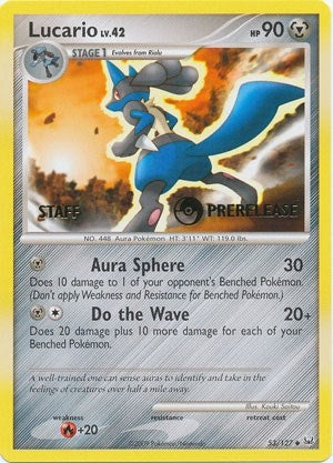 Image for Lucario - 53/127 (Prerelease) [Staff] (53/127) - Pokemon