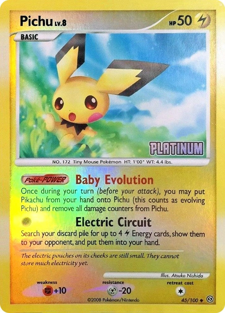 Image for Pichu - 45/106 [Platinum] (045/100) - Pokemon