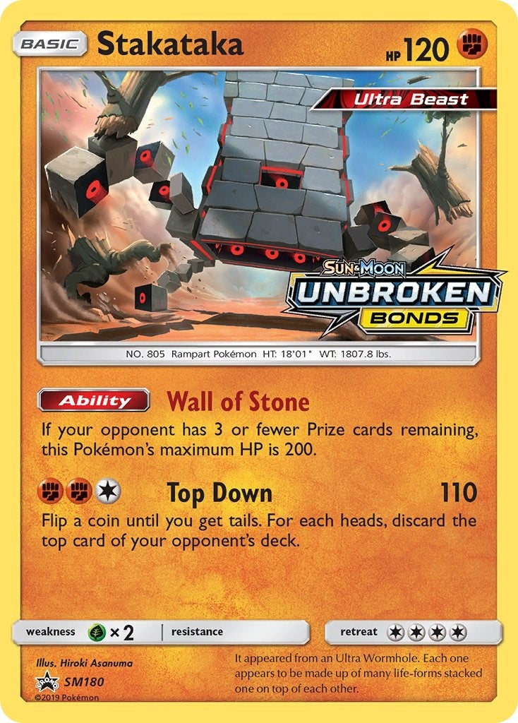 Stakataka - SM180 (Prerelease) (SM180) (SM Promos) Pokemon