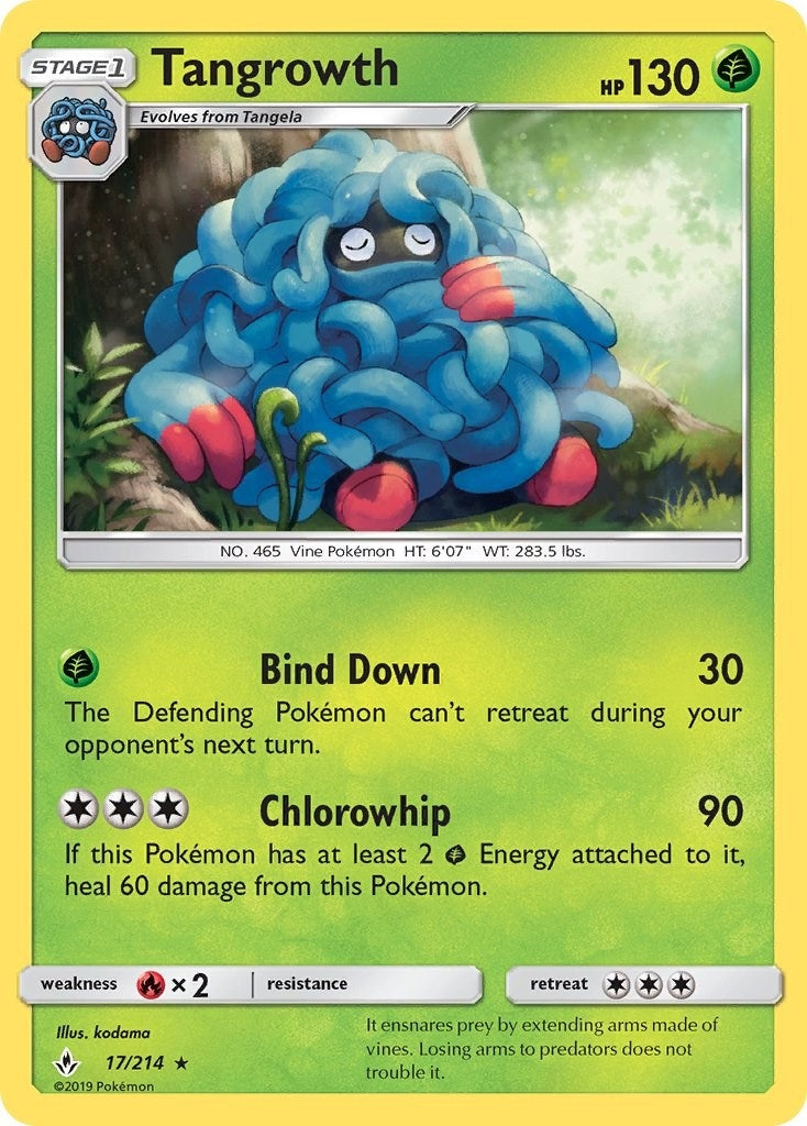 Image for Tangrowth (17/214) (SM - Unbroken Bonds) (SM10) - Pokemon