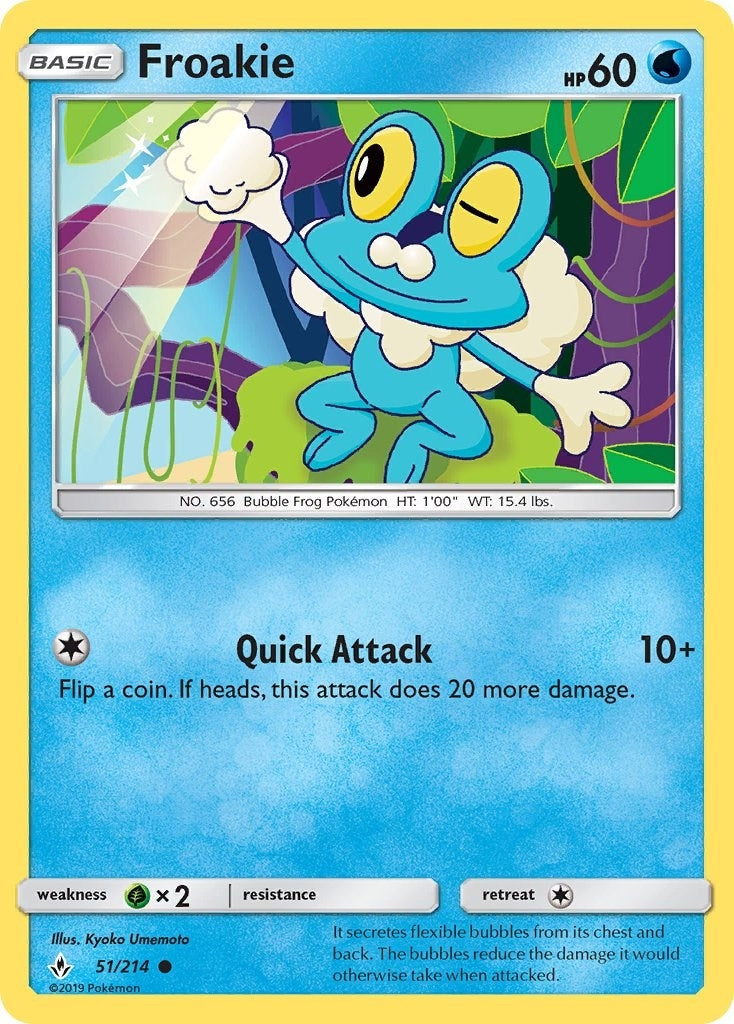 Image for Froakie (51/214) (SM - Unbroken Bonds) (SM10) - Pokemon