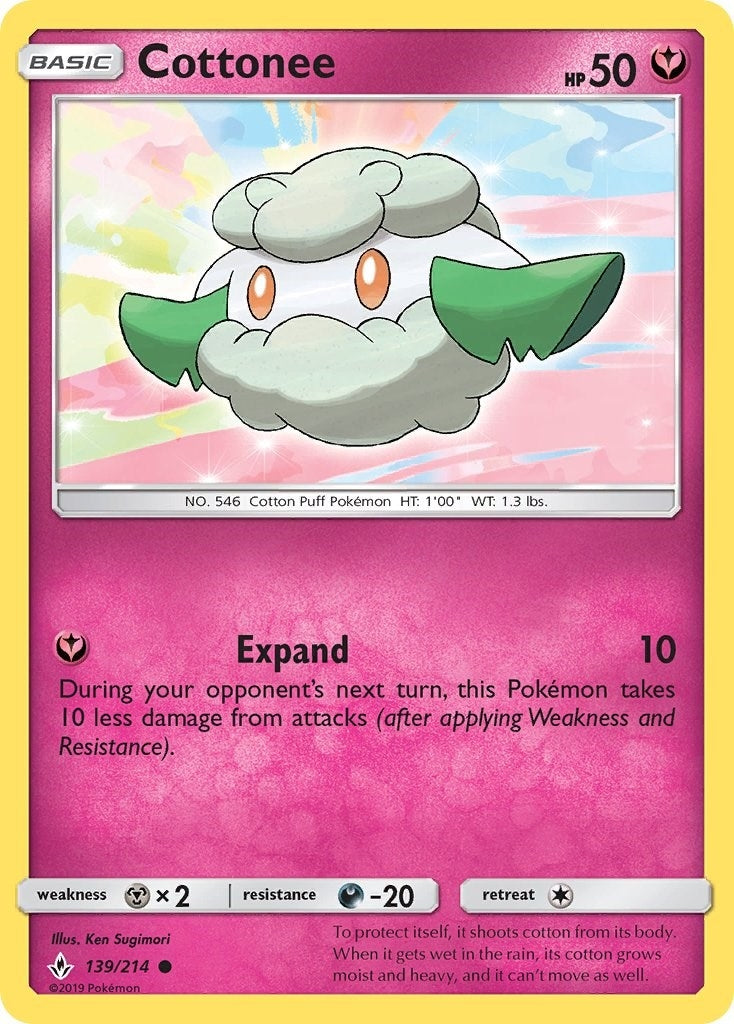 Image for Cottonee (139/214) (SM - Unbroken Bonds) (SM10) - Pokemon