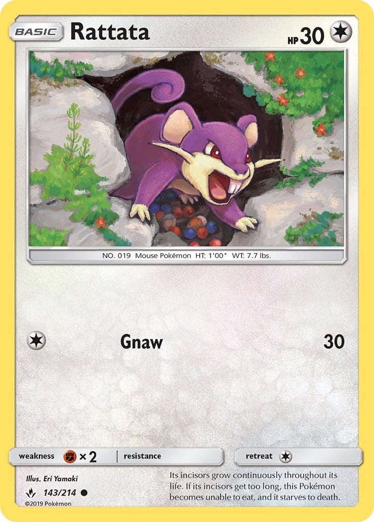 Image for Rattata (143/214) (SM - Unbroken Bonds) (SM10) - Pokemon