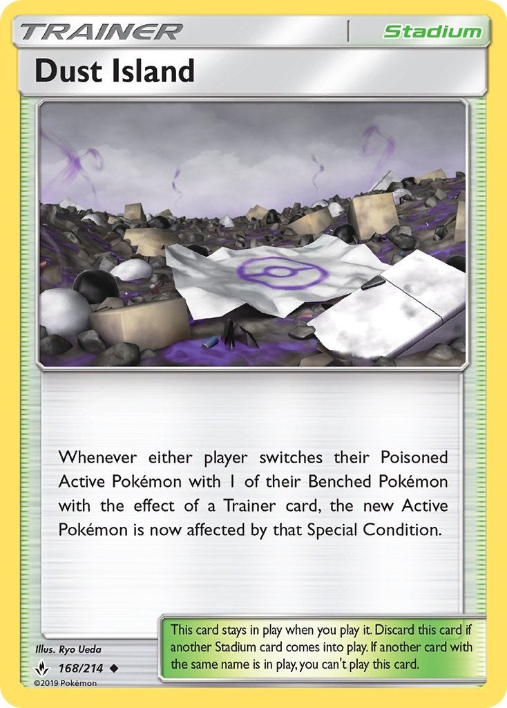 Image for Dust Island (168/214) (SM - Unbroken Bonds) (SM10) - Pokemon