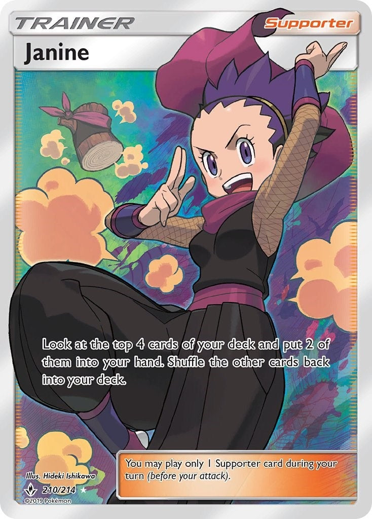 Image for Janine (Full Art) (210/214) (SM - Unbroken Bonds) (SM10) - Pokemon