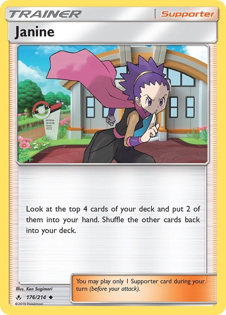 Image for Janine (176/214) (SM - Unbroken Bonds) (SM10) - Pokemon