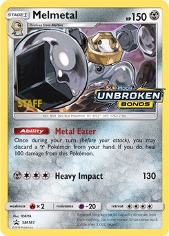 Image for Melmetal - SM181 (Prerelease) [Staff] (SM181) (SM Promos) (SMP) - Pokemon
