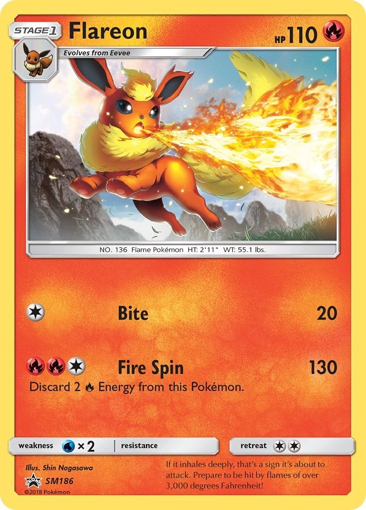 Image for Flareon - SM186 (Let's Play, Eevee!) (SM186) (SM Promos) (SMP) - Pokemon