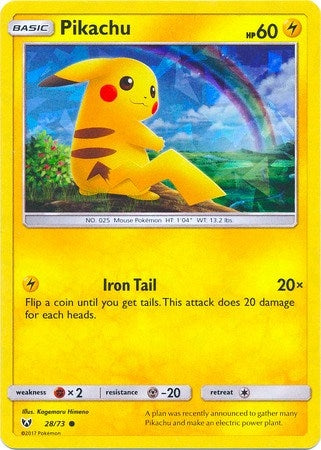 Image for Pikachu - 28/73 (Cracked Ice Holo) (028/073) - Pokemon