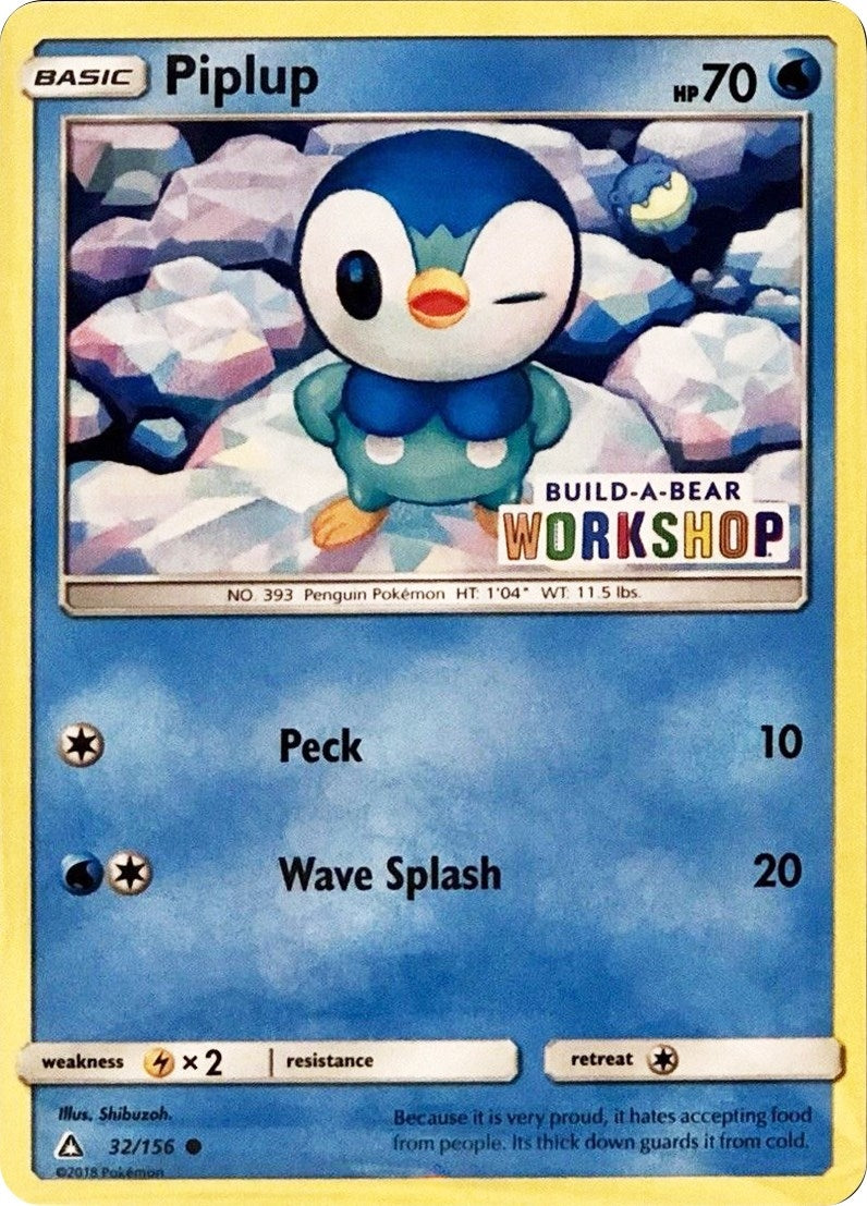 Image for Piplup - 32/156 (Build-A-Bear Workshop Exclusive) (032/156) (Miscellaneous Cards & Products) (MCAP) - Pokemon