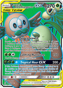 Image for Rowlet & Alolan Exeggutor GX (Full Art) (214/236) (SM - Unified Minds) (SM11) - Pokemon