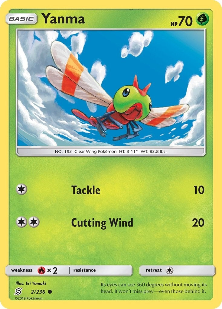 Image for Yanma (2/236) (SM - Unified Minds) (SM11) - Pokemon