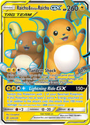 Image for Raichu & Alolan Raichu GX (Full Art) (220/236) (SM - Unified Minds) (SM11) - Pokemon