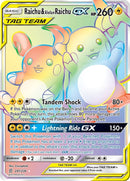 Image for Raichu & Alolan Raichu GX (Secret) (241/236) (SM - Unified Minds) (SM11) - Pokemon
