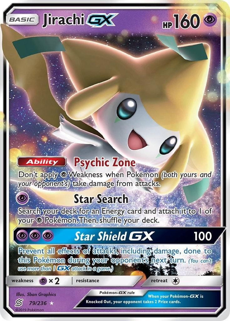 Image for Jirachi GX (79/236) (SM - Unified Minds) (SM11) - Pokemon