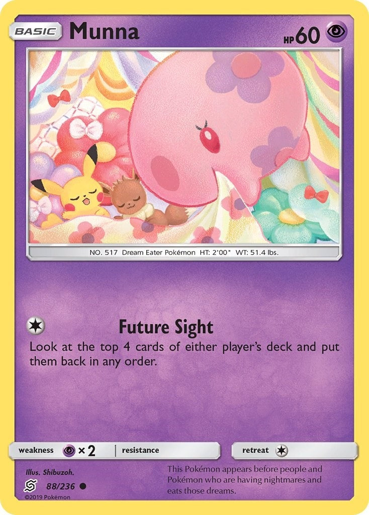 Image for Munna (88/236) (SM - Unified Minds) (SM11) - Pokemon